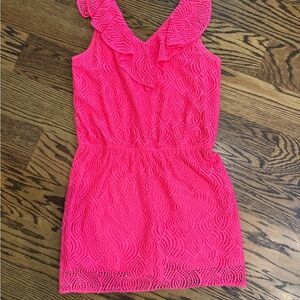 Lilly Pulitzer Pink Sleeveless Romper